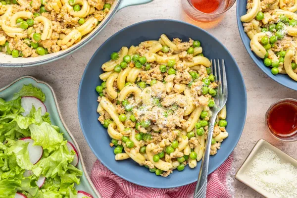 Linguine alla Panna with Sausage