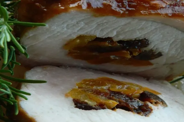 Fruit Stuffed Pork Loin
