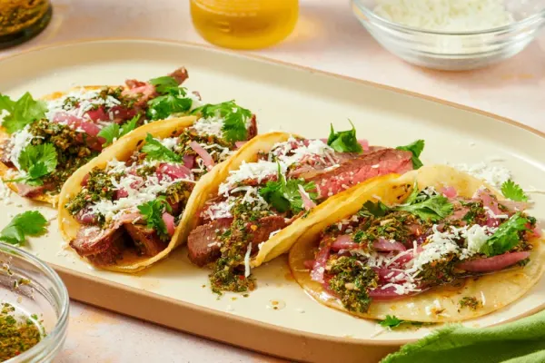 Chimichurri Steak Tacos