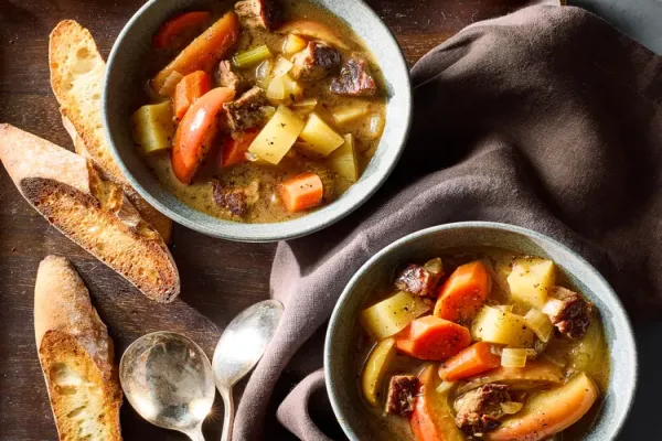Savory Apple Cider Beef Stew