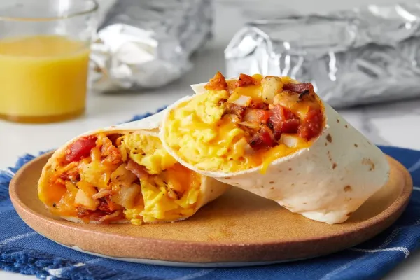 Freeze and Reheat Breakfast Burritos