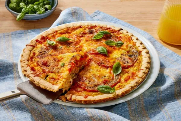 Loaded Vegetarian Quiche