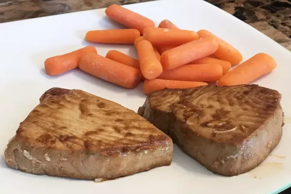 Savory Pan Seared Tuna Steaks