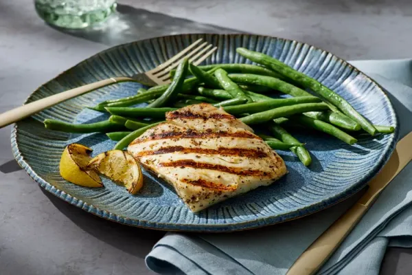 Grilled Fish Steaks