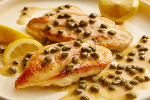 Chicken with Lemon Caper Sauce