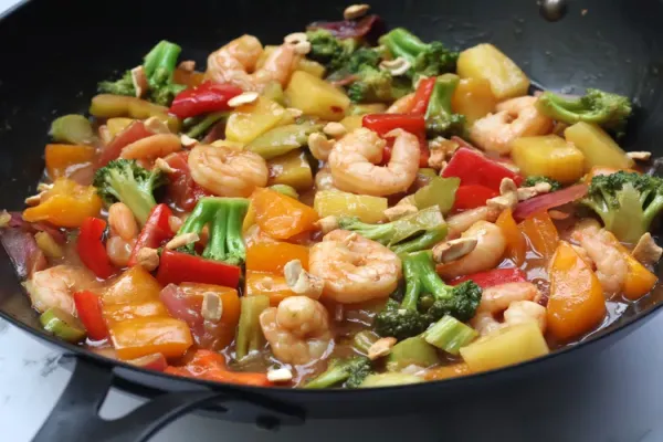 Pineapple Shrimp Stir Fry