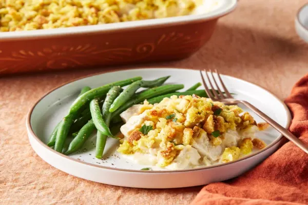 Aunt Jewel's Chicken Dressing Casserole
